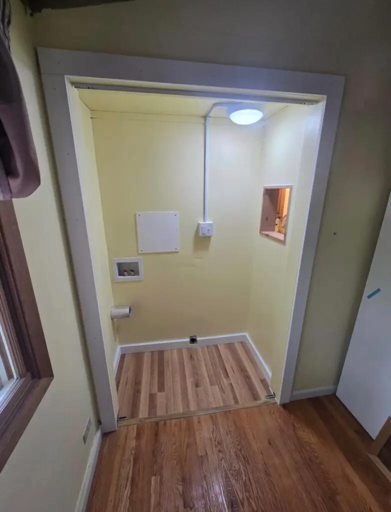 Upstairs Laundry Room Conversion in Leslie